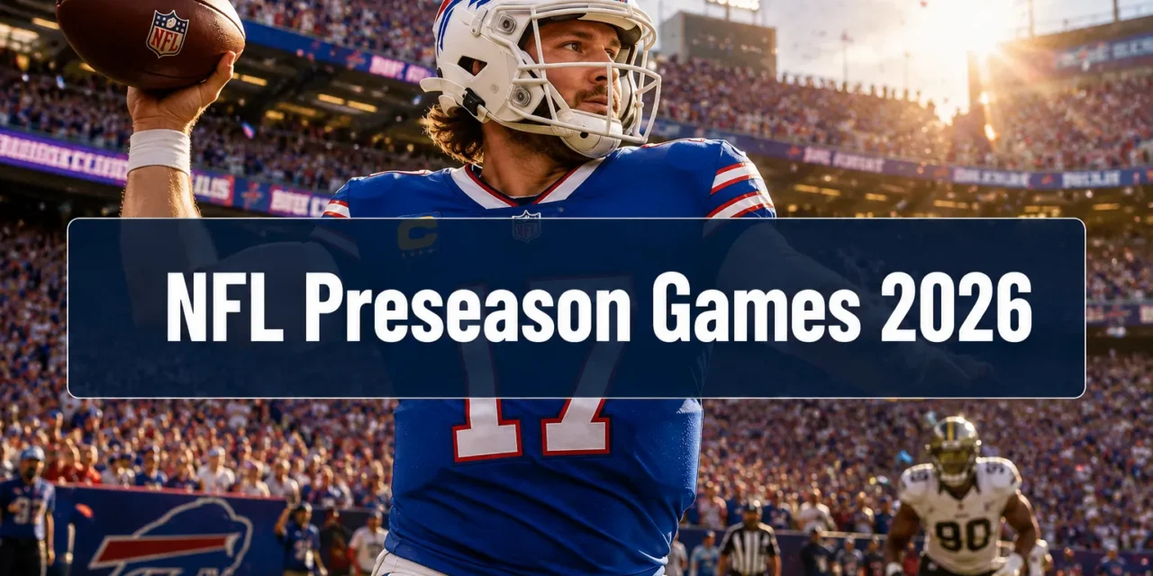 🏈  NFL Preseason Games 2026: Full Summary, Highlights, and Standout Players