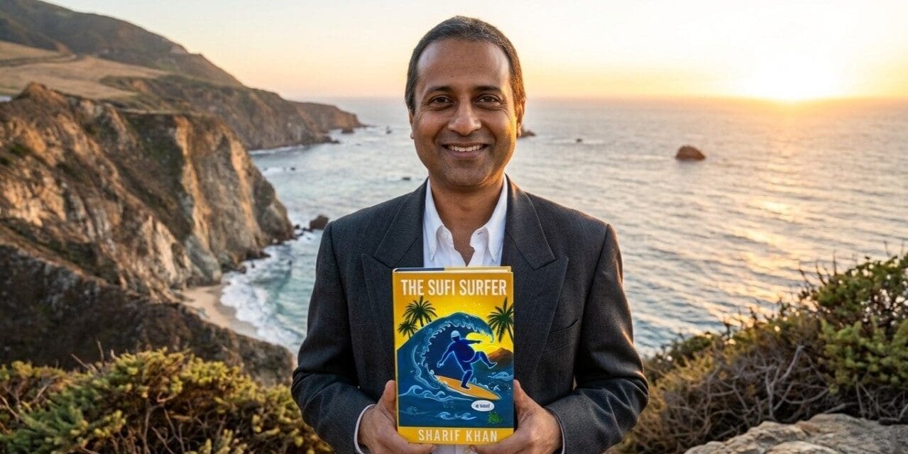 🏄🏽‍♂️  North American Cross-Border Momentum: Canadian Author and Former Bookseller Launches Amazon #1 Satirical Novel ‘The Sufi Surfer’