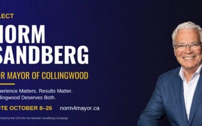 ✅ Norm Sandberg | Getting More Out of What We Already Have: Why I’m Running for Mayor of Collingwood