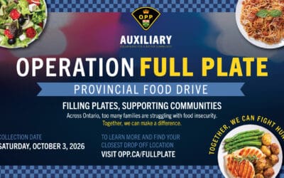 ❤️ OPP AUXILIARY MEMBERS LAUNCH “OPERATION FULL PLATE” FOOD DRIVE