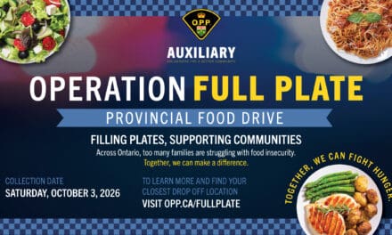 ❤️  OPP AUXILIARY MEMBERS LAUNCH “OPERATION FULL PLATE” FOOD DRIVE 