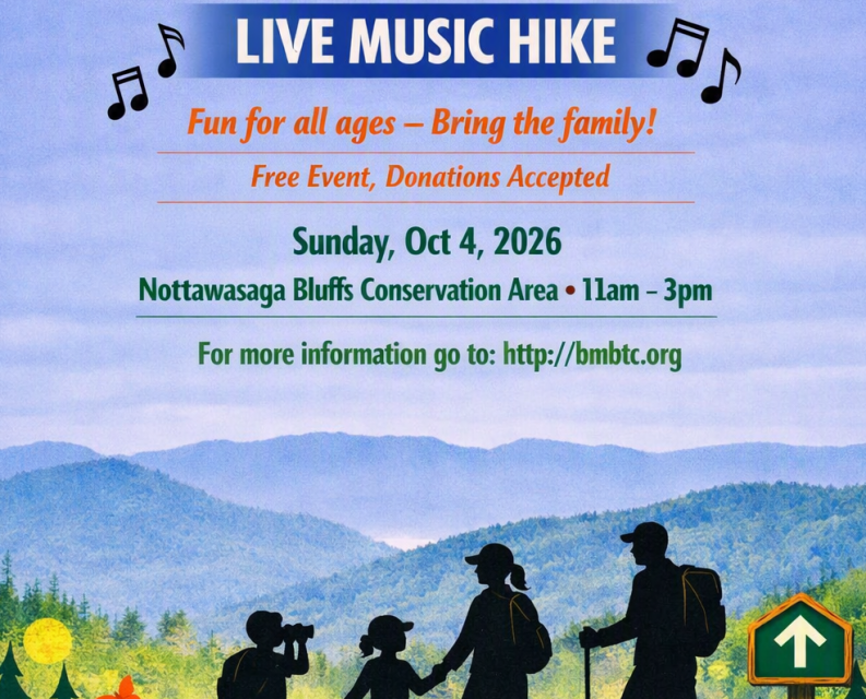 2026 Bruce Trail Day Music Hike — Sunday, Oct 4
