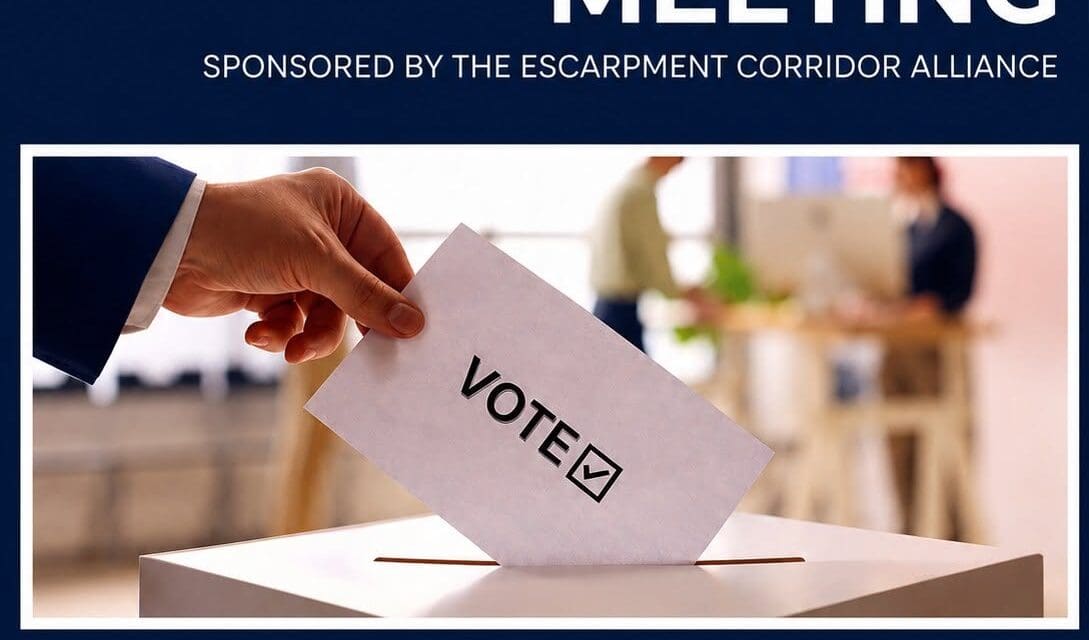 ✅   WASAGA BEACH ALL CANDIDATES MEETING | FRIDAY OCT 2, 2026 | Escarpment Corridor Alliance