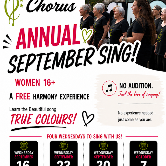 🎶  Learn to sing “True Colors” with Harmony North – FREE