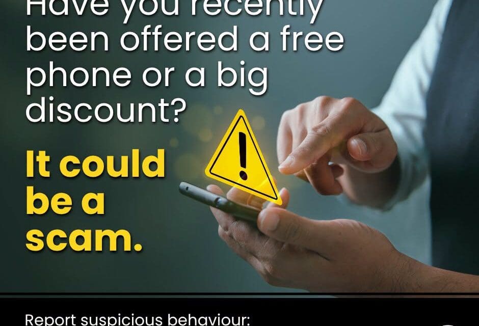 📱  OPP WARNS PUBLIC OF RECENT CELLPHONE SERVICE PROVIDER FRAUD