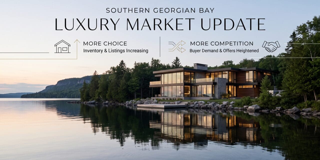 The Southern Georgian Bay Luxury Real Estate: The Market Has Changed | Rick Crouch
