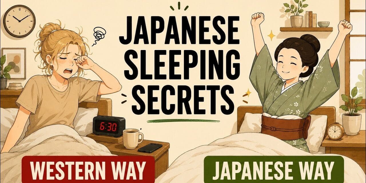How to Sleep LESS and Wake Up FRESH — Japanese Secrets You Should Start Doing Tonight