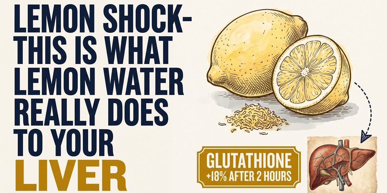 🍋  Lemon Shock: This Is What Lemon Water REALLY Does To Your Liver
