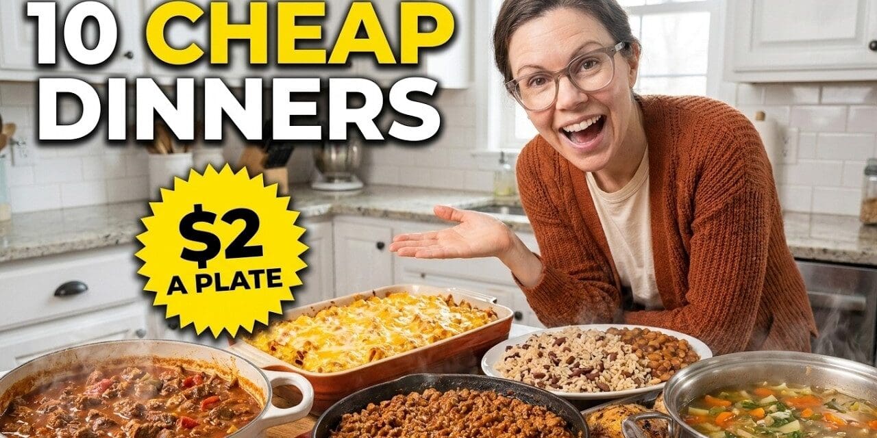 🥘  10 Cheap Dinners for When Money’s Tight (Feeds the Whole Family)