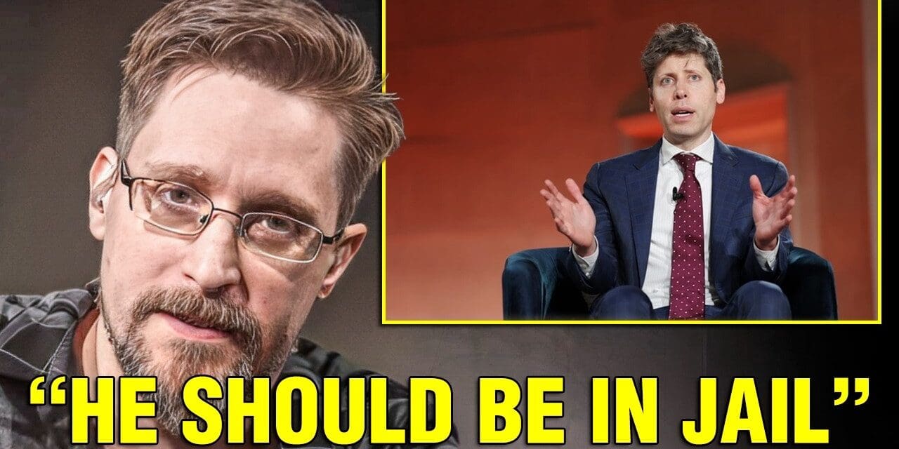 🤖  “Most Have No Idea How Dangerous He Truly Is…” | Edward Snowden Latest Interview