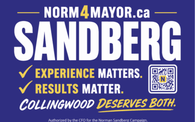 ✅  Norm Sandberg for Mayor of Collingwood | Real Plans. Real Solutions. Experience Matters.