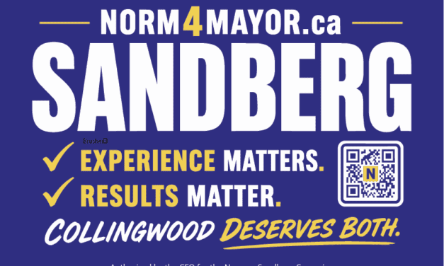 ✅  Norm Sandberg for Mayor of Collingwood | Real Plans. Real Solutions. Experience Matters.