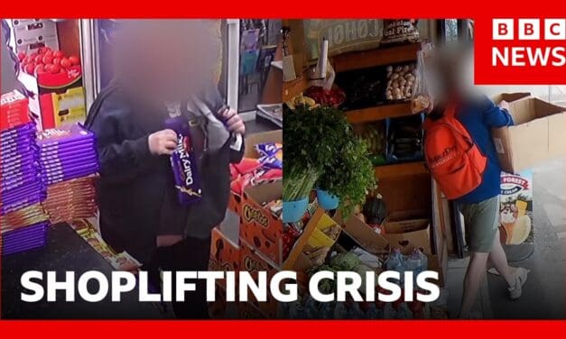 🛍️  Shoplifting crisis in England and Wales, according to shops and police | BBC News
