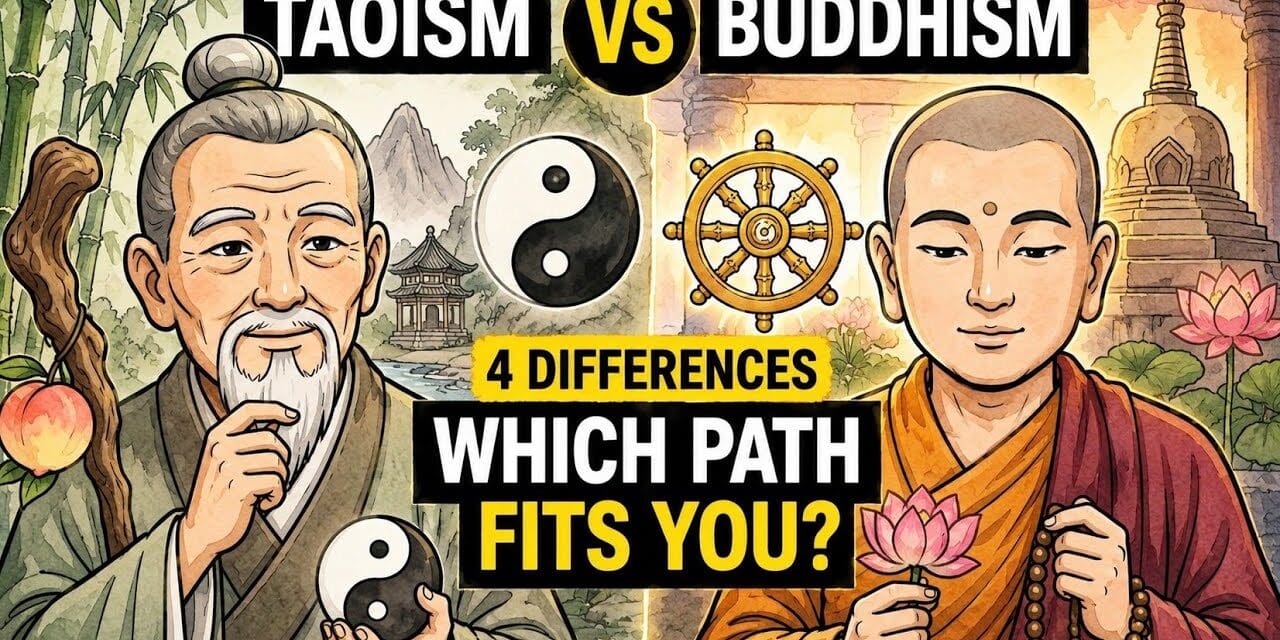 🙏  Taoism vs Buddhism: 4 Differences That Actually Matter