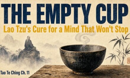 The Empty Cup: Lao Tzu’s Cure for a Mind That Won’t Stop — Tao Te Ching