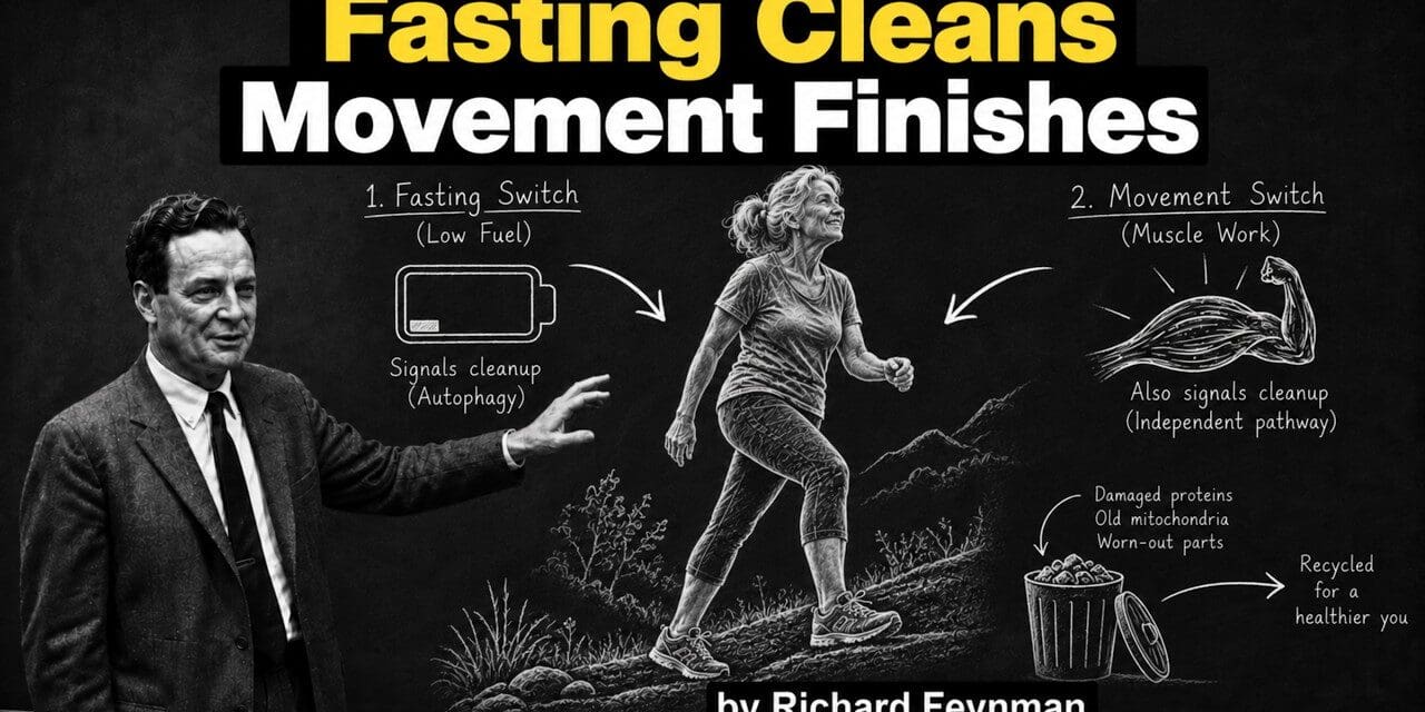 🚶🏻‍♂️ The Morning Walk That Finishes What YOUR Fast Started | The Feynman Way