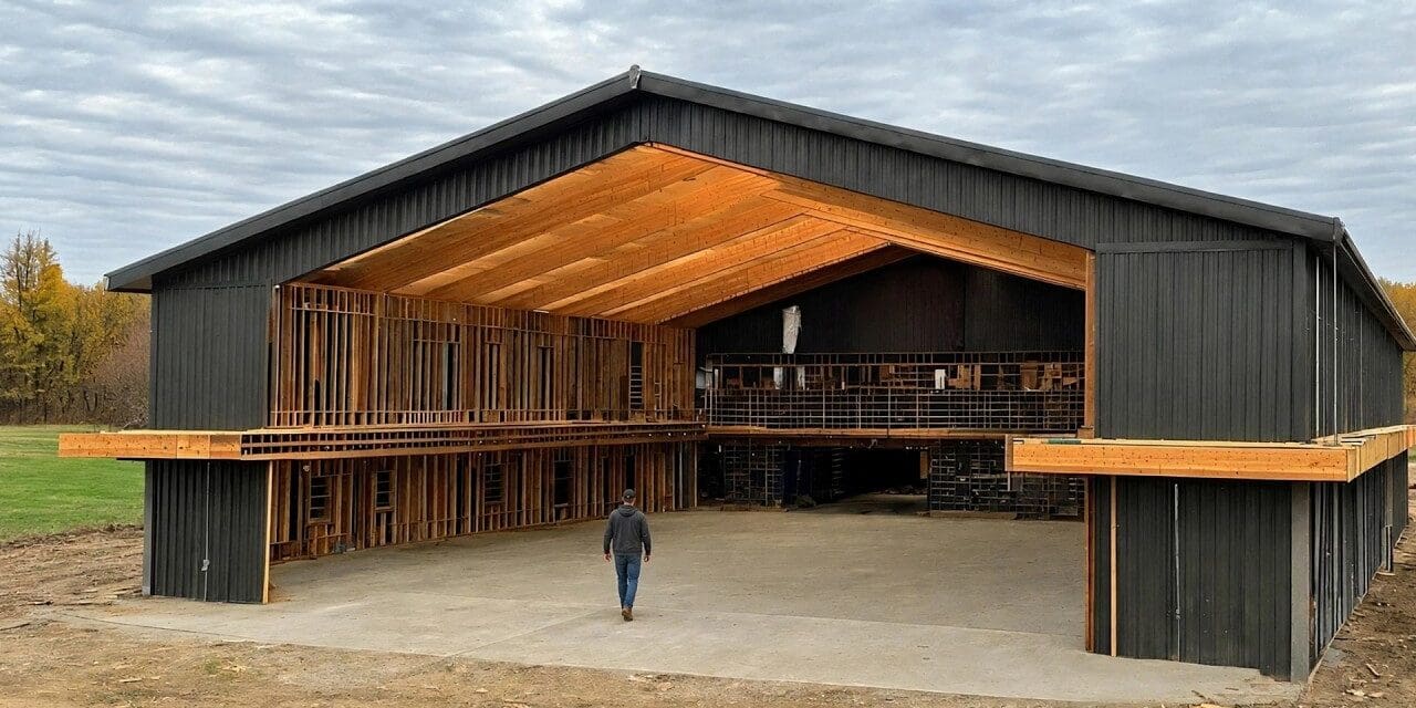 Two Men Turn a Barn Structure into a $750,000 Home in One Year | BARNDOMINIUM Build