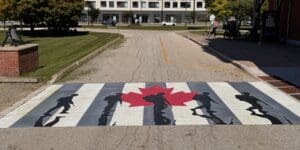 New Veterans Crosswalk Unveiled at the Collingwood Museum to Honour Service and Sacrifice