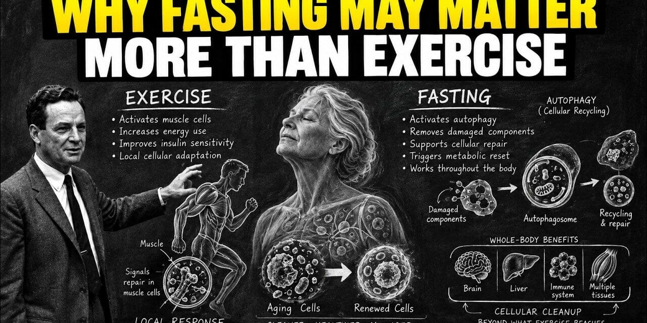 👩🏻‍⚕️  What FASTING Does to Aging Cells That Exercise Can’t