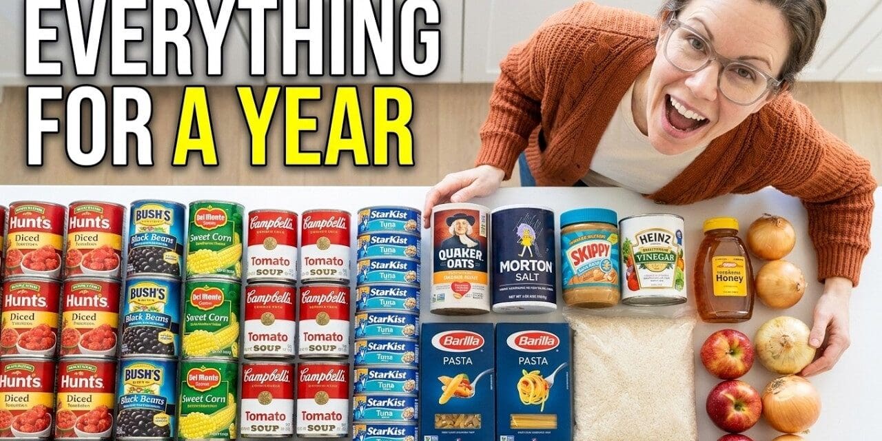 🍎  What I Buy in September to Fill My Pantry for the Year
