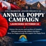 🇨🇦  Collingwood Legion Launches 2026 Poppy Campaign