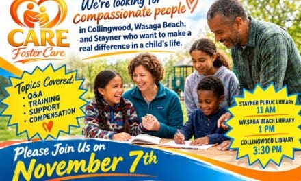 ❤️  Foster Parents Needed: Information Sessions on November 7 | Collingwood – Wasaga Beach – Stayner