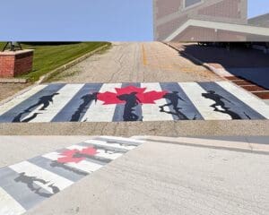 🇨🇦  New Veterans Crosswalk Unveiled at the Collingwood Museum to Honour Service and Sacrifice