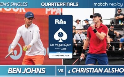 Ben Johns vs Christian Alshon at the PPA Rate Las Vegas Open (Quarterfinal)