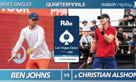 Ben Johns vs Christian Alshon at the PPA Rate Las Vegas Open (Quarterfinal)