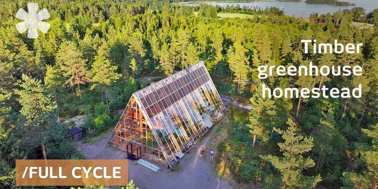 ๐ He dreamed of self-feeding solar house. So he built A-frame greenhouse home | Kirsten Dirksen