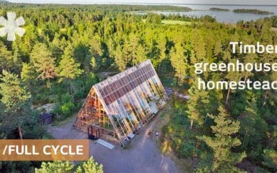 ๐ He dreamed of self-feeding solar house. So he built A-frame greenhouse home | Kirsten Dirksen