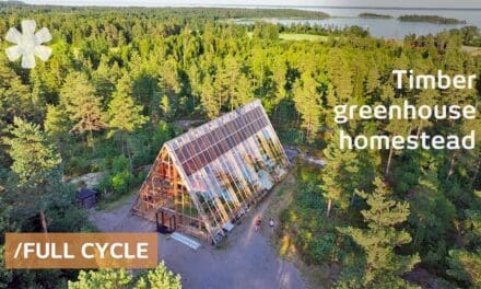 🌞  He dreamed of self-feeding solar house. So he built A-frame greenhouse home | Kirsten Dirksen