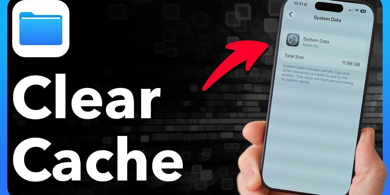📱  How To Clear Cache On iPhone | Trevor Nace