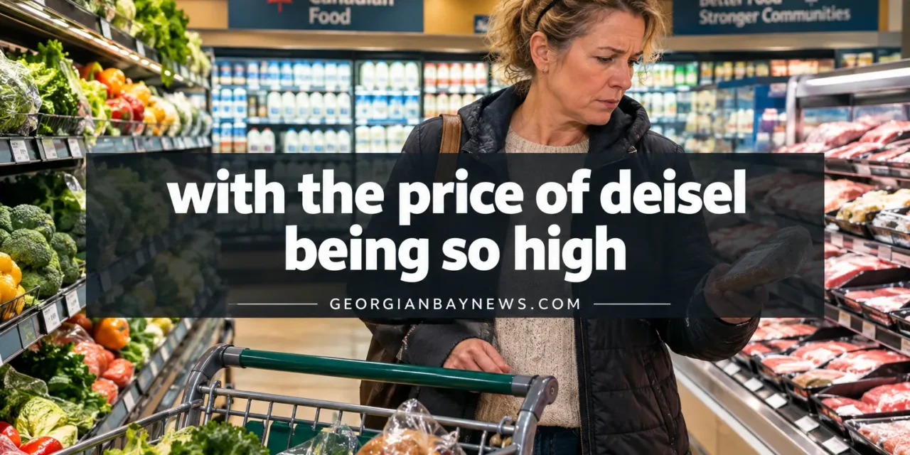 🇨🇦  Will high diesel prices drive up what Canadians pay for food?