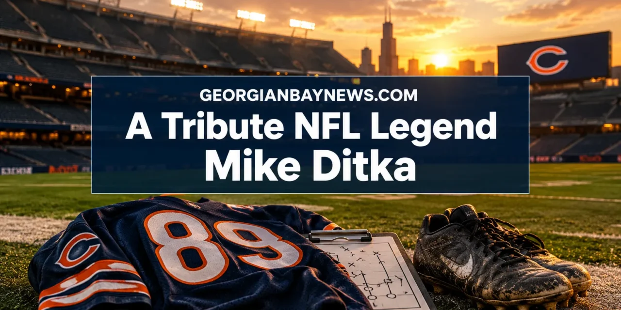🏈  A Tribute to NFL Legend Mike Ditka: The Iron Mike Legacy | GEORGIANBAYNEWS.COM