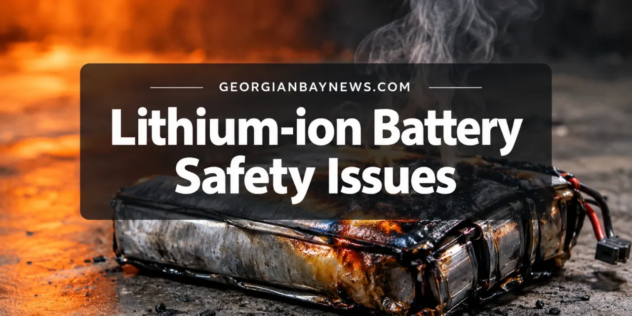 🪫  Lithium-ion Batteries Safety Issues: What Everyone Needs to Know in 2026 | GEORGIANBAYNEWS.COM