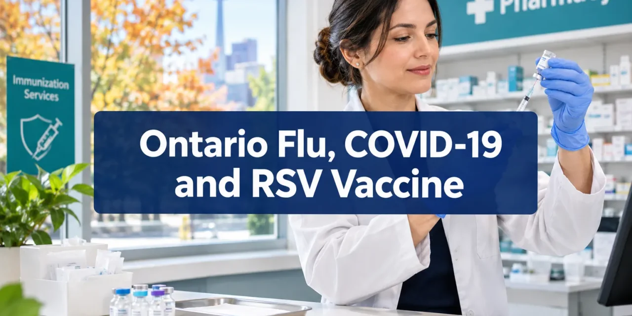 😷  Ontario Flu, COVID-19 and RSV Vaccine Guide for Fall 2026: Who Qualifies, Where to Go and When to Book