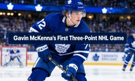 🏒 Gavin McKenna’s First Three-Point NHL Game: What the Kraken Loss Reveals About His Maple Leafs Ceiling