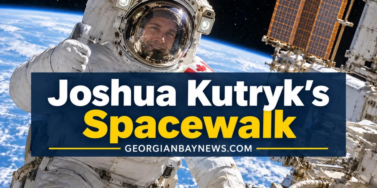 🇨🇦  Joshua Kutryk’s Spacewalk: What Happened Outside the ISS | GEORGIANBAYNEWS.COM