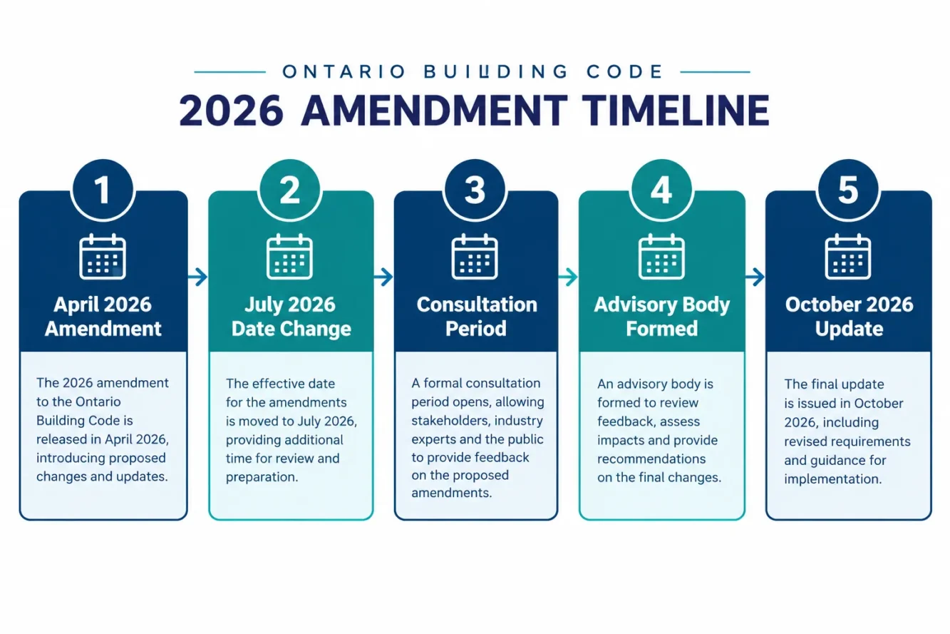 What are the main changes in the 2026 Ontario Building Code