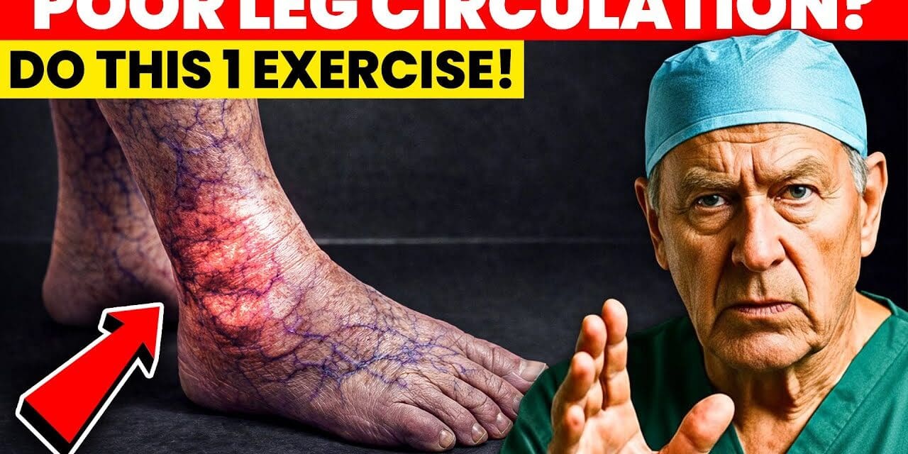 Surgeon REVEALS: Do THIS 1 Exercise for Poor Leg Circulation After 60 | Senior Health Tips