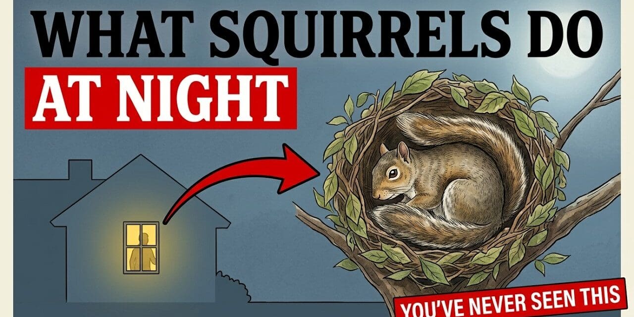 🐿️  What the Squirrels in Your Yard Are Doing at Night — You’ve Never Seen This